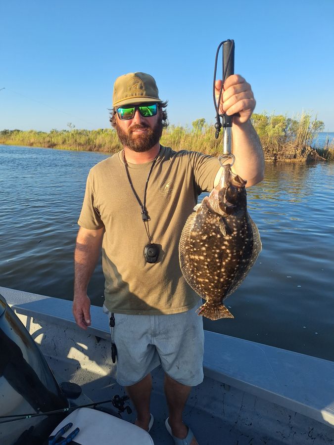 Flounder caught inshore South Louisiana