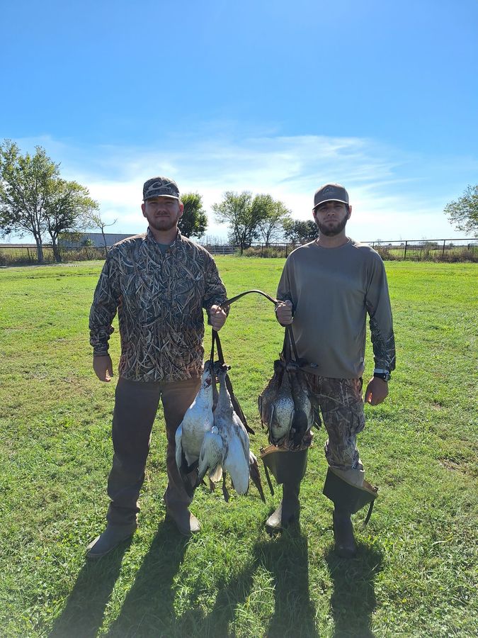 Hunters with their morning limit